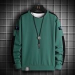 Mens Casual Sweatshirts Hoodies Man Multi Color O-Neck Fashion Long Sleeve Male Loose Patchwork Streetwear Pullover Hoodies