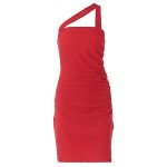 Slanted Shoulder Slimming Sexy Bag Hip Off Shoulder Off Back Short Dress